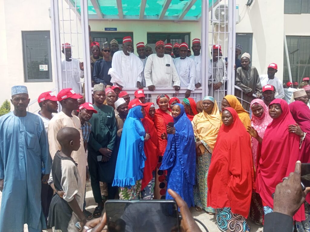 Supporters of Hon. Abubakar Sada Bichi