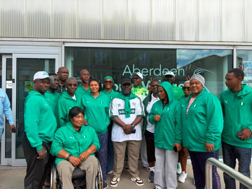 Team Nigeria departs Aberdeen for Glasgow ahead of 2026 Commonwealth Games Team Nigeria