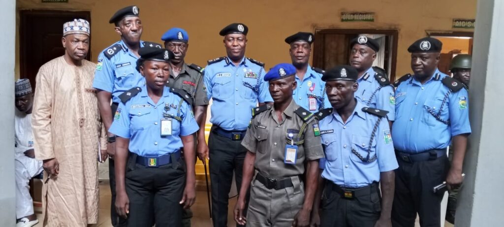 Th newly decorated officers