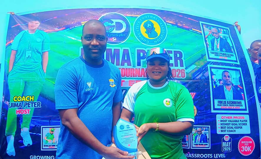 Doma United CEO honoured for Grassroots Football Development The Chief Executive Officer of Doma United Football Club, Alhaji Suleiman Umar (Mai Doma)