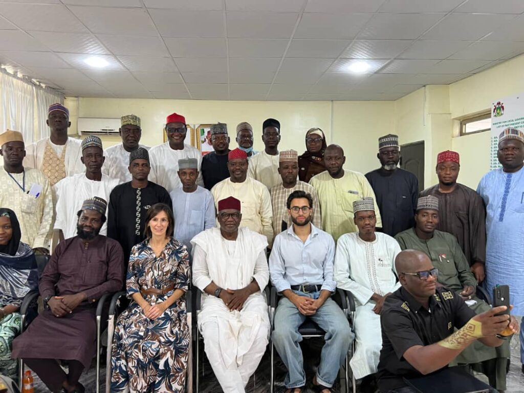 Kano launches statewide plan to tackle waterborne disease The Commissioner (M) in a group group with the delegatio