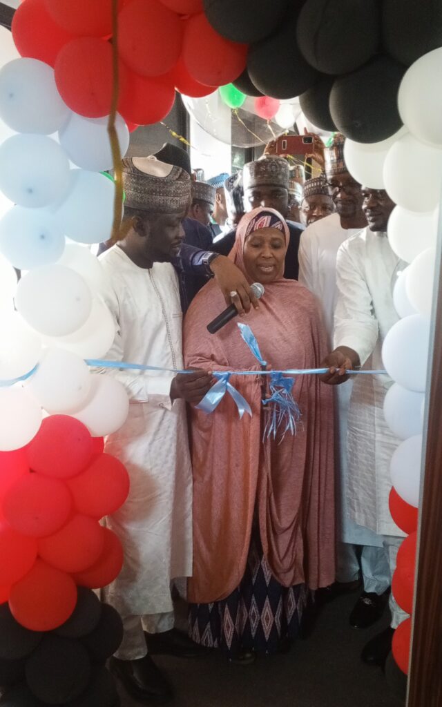 KIRS commissions new compliance office to boost revenue generation in Kano The Danmaraya, represented by the Permanent Secretary of the Ministry, Hajiya Amina Yusuf Yargaya and the Executive Chairman of KIRS, Dr. Zaid Abubakar when commissioning the new office