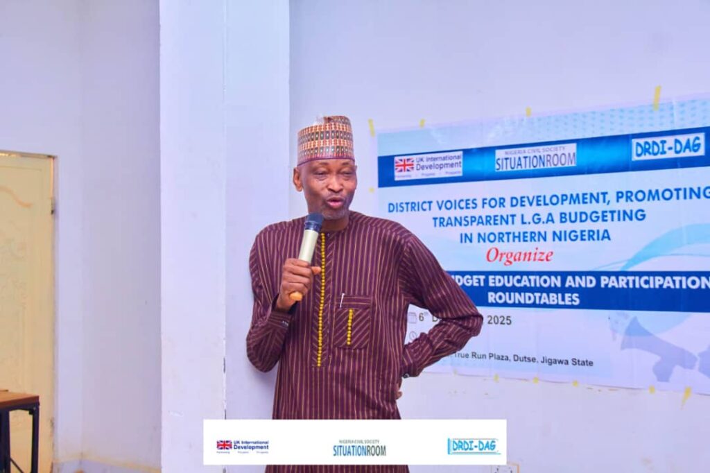 DRDI urges fiscal discipline, transparency in Kano LGs The Executive Director of DRDI, Dr. Muhammad Mustapha