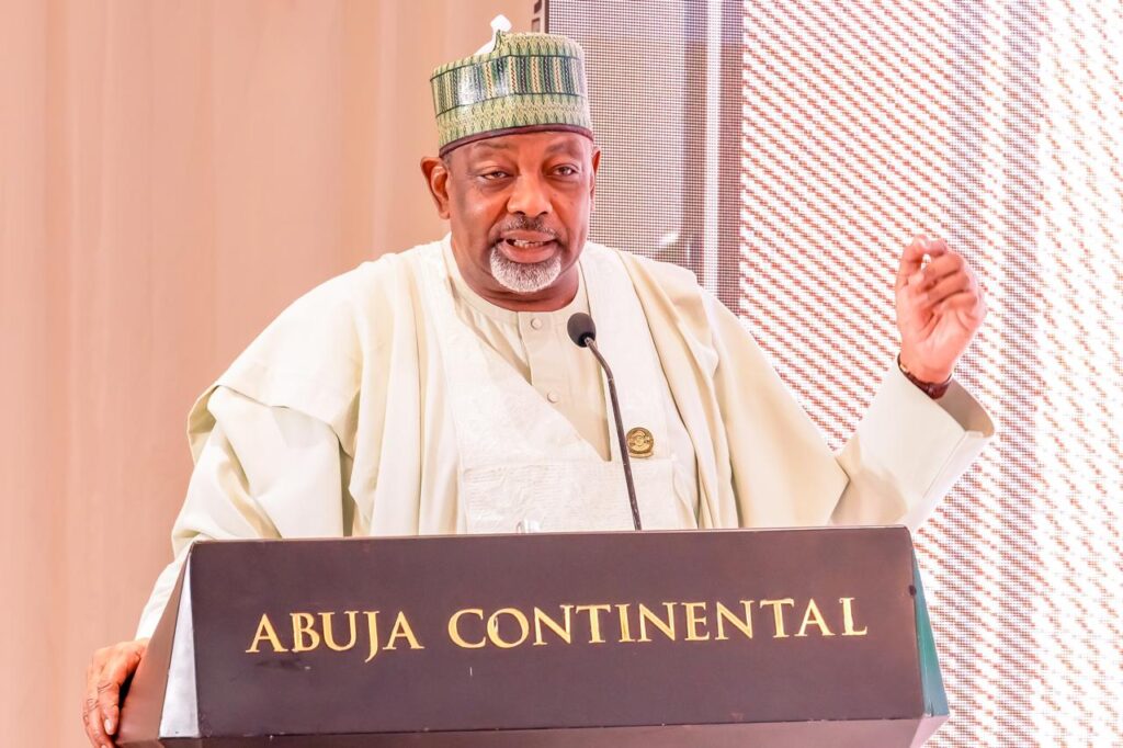 The Minister of Agriculture and Food Security, Senator Abubakar Kyari,
