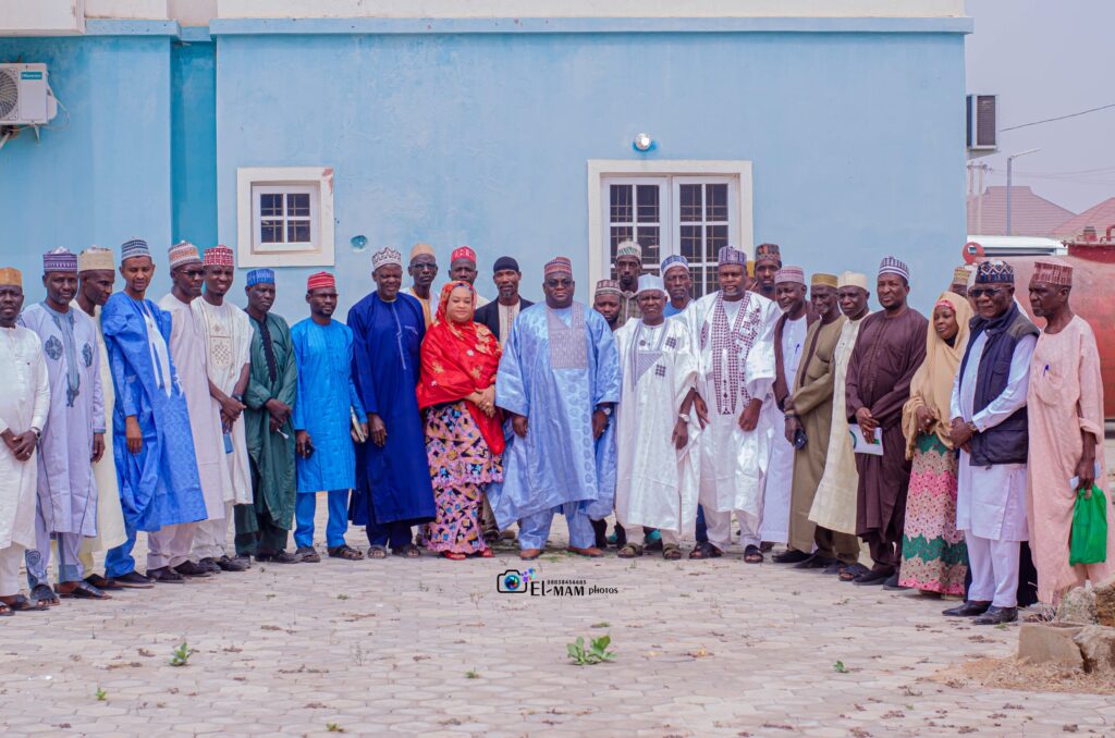 The commissioner, MD in a group photograph