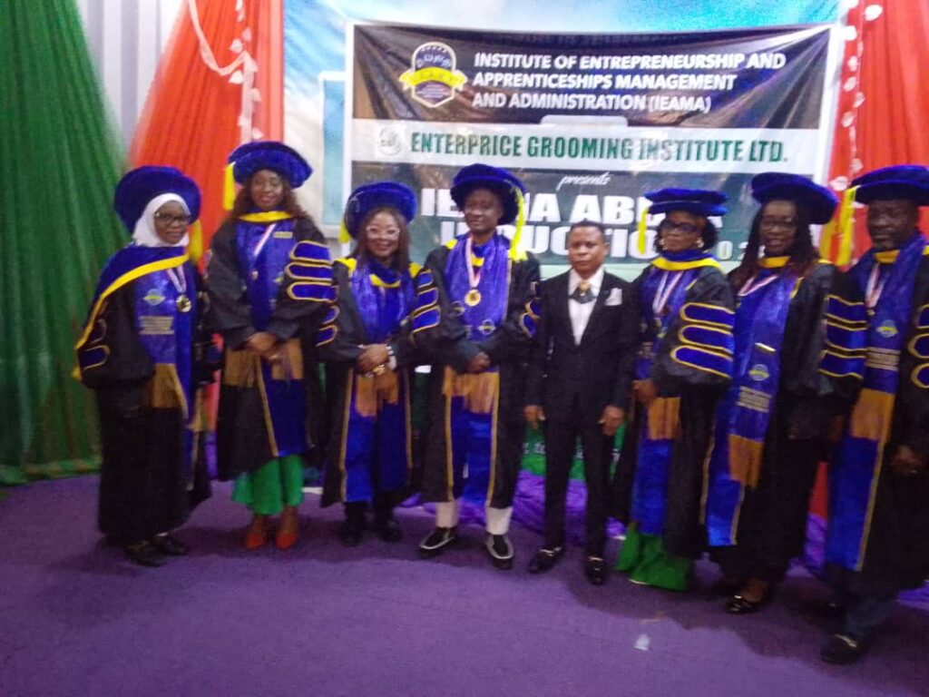 IEAMA inducts 53 entrepreneurs, apprentices in Abuja The entrepreneurs