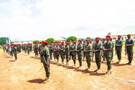 The new recruits NSCDC