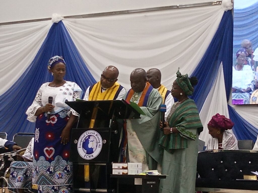 The newly elected Vice President of the Evangelical Church Winning All (ECWA), Rev. Madubuko Chidi Joseph