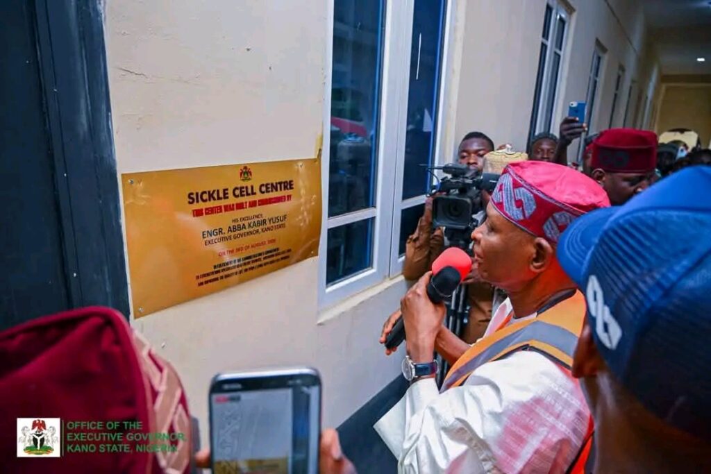 Governor Yusuf launches sickle cell centre, distributes 300 digital health monitors governor Abba Kabir Yusuf
