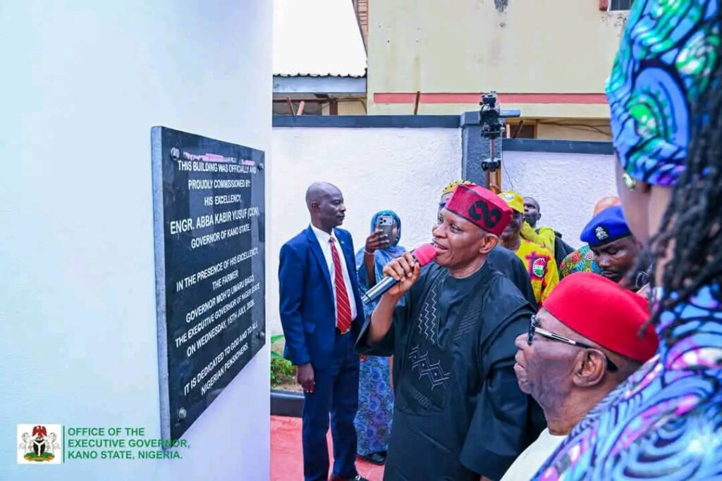 Governor Yusuf commissions pensioners’ national headquarters, donates N100m, pledges better welfare for retirees governor Yusuf of Kano State