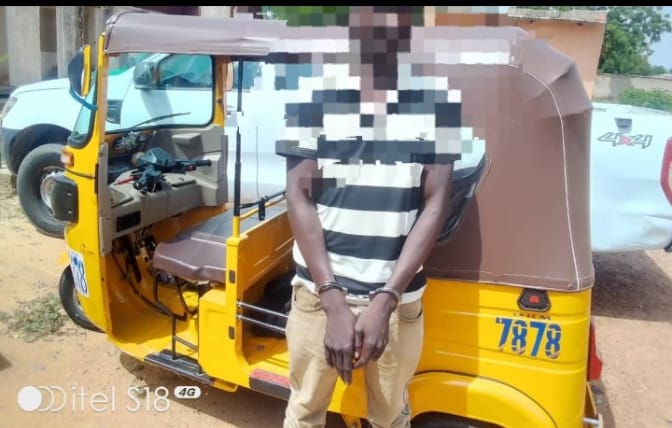 Police arrest suspect over stolen tricycle, CP orders thorough investigation, warns commercial riders suspected member